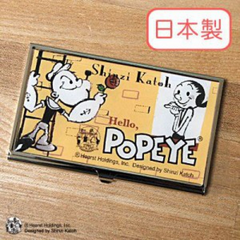 Shinzi Katoh シンジカトウ 名刺入れ Popeye3 ポパイ オリーブ アメコミ キャラクター かわいい コラボ ケース レディース メンズ デ 通販 Lineポイント最大8 0 Get Lineショッピング