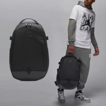 Nike 後背包 Jordan CORDURA Backpack 黑 灰 抗撕裂 15吋 筆電包 雙肩包 背包 JD2433004AD-001