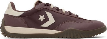 Converse 酒红色 Run Star Nylon & Leather 运动鞋