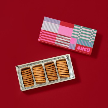 堅果杏仁手工餅乾禮盒 - 36片入 | 新年禮盒 - 有附提袋