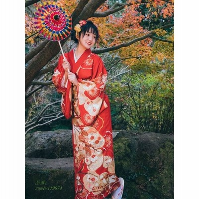 浴衣 和服 着物 レディース 花火 和柄 温泉屋 花火大会 お祭り 学園際 コスプレ 可愛い 安い 簡単着付け 古典柄 赤 新作 女物 10代 代 30代 おしゃれ 通販 Lineポイント最大get Lineショッピング