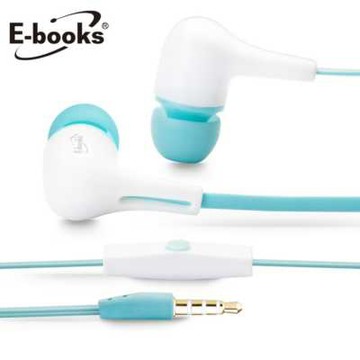 【文具通】E-books S23 線控接聽耳道式耳機 E-EPA084【APP滿額下單4%點數(單一帳號最高1000點)】7/31止