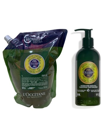 【質本嚴】L'OCCITANE 歐舒丹乳油木馬鞭草沐浴膠 補充包1000ml/300ml