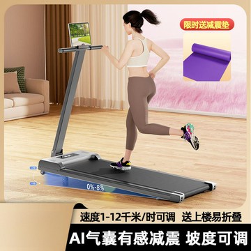 跑步機可調節坡度電動折疊成人家用甩肪健身器械鍛煉走步機批發鑫弘-戶外運動