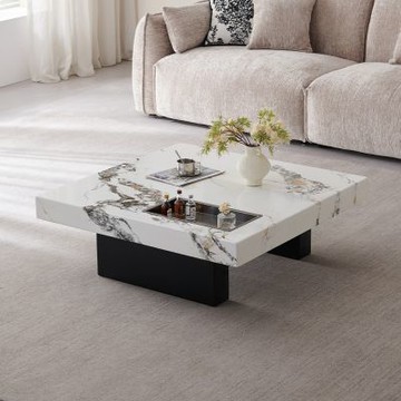 MUNA家居  3995型3.3尺方形茶几/共兩色/3893  100X100X35cm