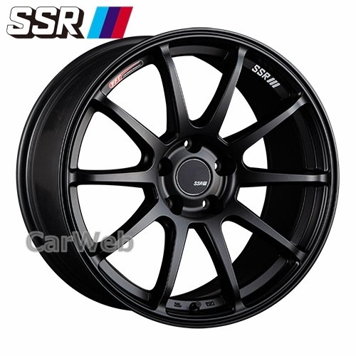 SSR GTV02 18インチ 7.5J PCD:114.3 穴数:5 inset:53 フラットブラック