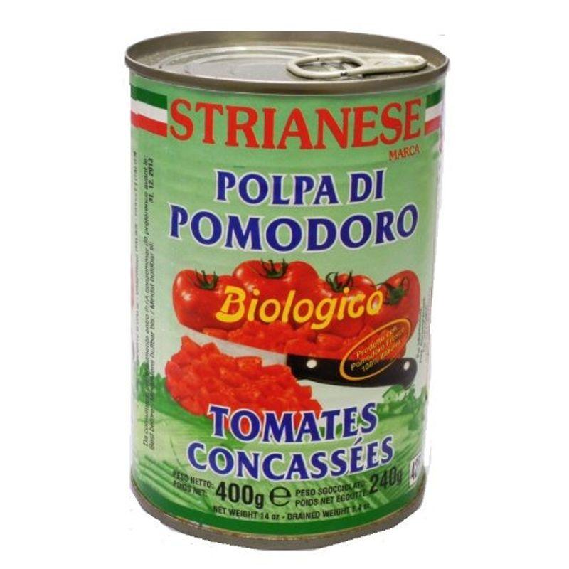 ストリアネーゼ 有機トマト缶 カット 400g×24個
