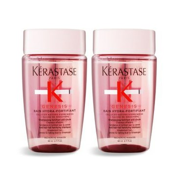 KERASTASE 卡詩 粉漾芯生髮浴-清爽型80mlX2-國際航空版