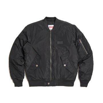 EDWIN 男款 撞色MA1飛行夾克 (黑色) #外套