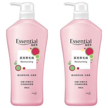 Essential 逸萱秀 瞬效修護系列潤髮乳 柔亮零毛燥 適合經常吹整、毛燥髮  700ml  2瓶