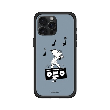 iPhone 15 Pro Max Mod NX 黑 - 史努比 Snoopy - 隨音樂搖擺吧！