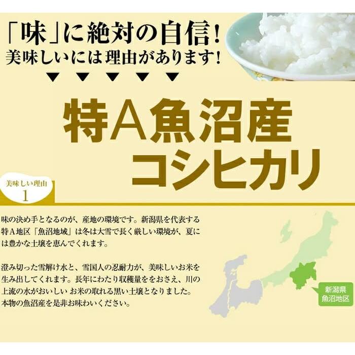 特A 魚沼産 コシヒカリ 5kg 新潟県産 5キロ お米 令和4年 新米 精米 白米 米 こしひかり