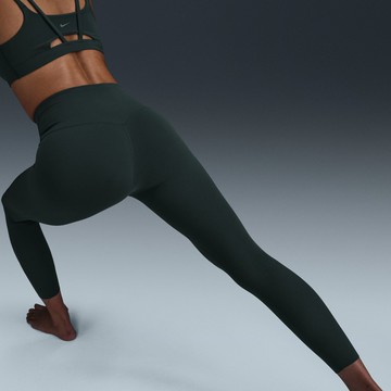 NIKE AS W NK DF ZENVY HR 7/8 TGHT 女運動緊身褲 深綠-DQ6016338