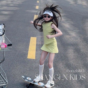 Mini baby🌷女童套裝運動服網球服套裝兒童女大童女孩夏季套裝