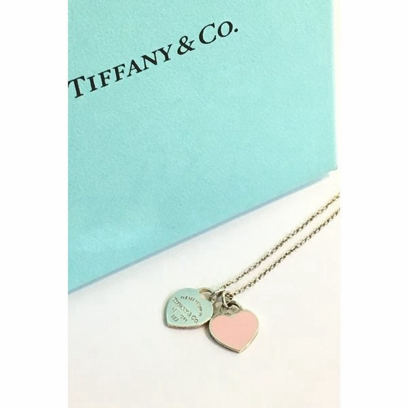 二子玉 ティファニー Tiffany Co シルバーダブルハートネックレス ペンダント レディース 925 ピンク アクセサリー 通販 Lineポイント最大0 5 Get Lineショッピング