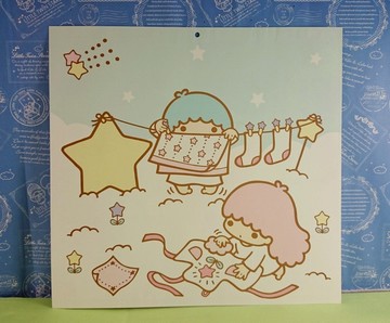 【震撼精品百貨】Little Twin Stars KiKi&LaLa 雙子星小天使~造型卡片_曬衣圖案