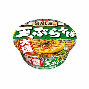 明星 旨だし屋 天ぷらそば 大盛(西向け) 116g ×12個   昆布だし   関西風つゆ  コシがある麺  天ぷら入り