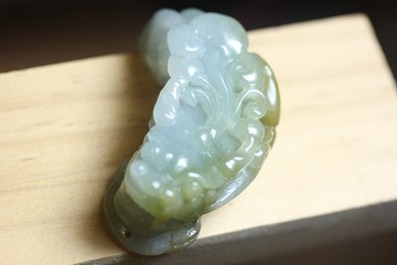 【貔貅】A貨翡翠掛件 吊墜 女生盤玩小手把件| 男生可戴脖子項鏈