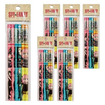 收納王妃 木頭鉛筆6入組  間諜家家酒  6組