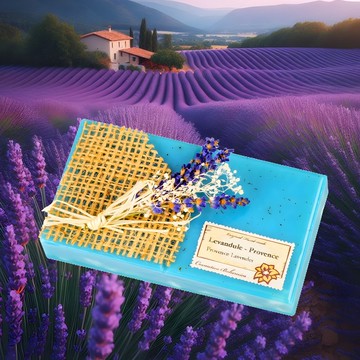 花妍水漾南法香頌薰衣草植萃皂