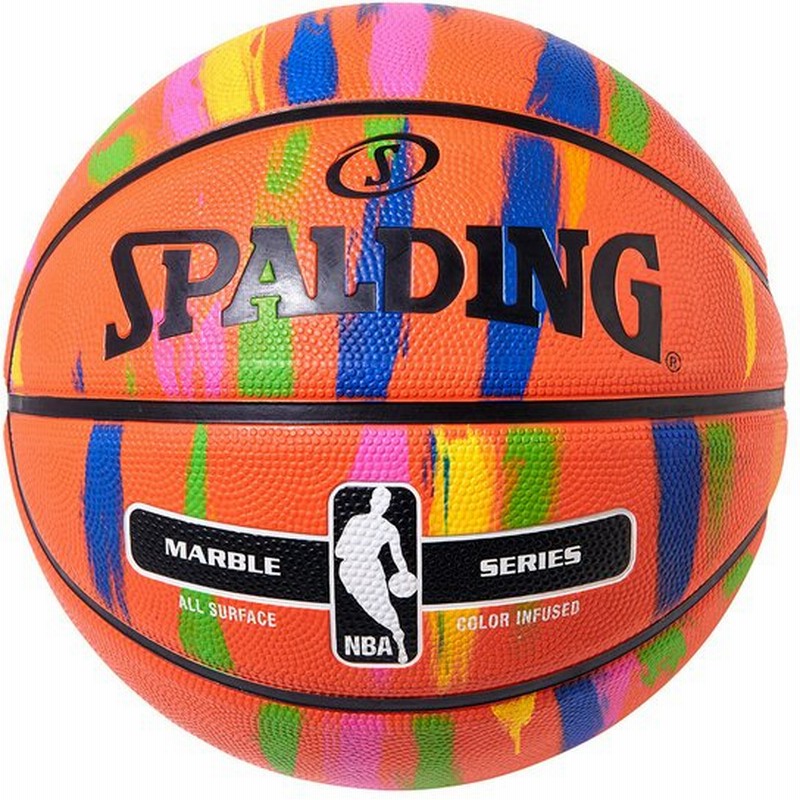 バスケットボール Spalding ラバーボール マーブルコレクション レインボー 7号 外用 通販 Lineポイント最大0 5 Get Lineショッピング