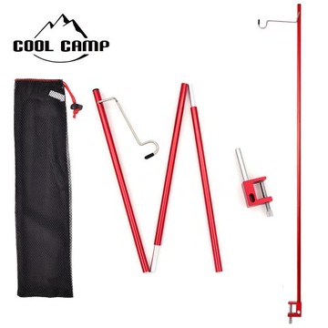 COOL CAMP 桌邊延伸燈架/燈架/掛勾/露營/桌邊架