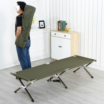 免運 戶外行軍床 午休床 陪護床 辦公室午睡床 家用摺疊床單人床 鋁合金便攜式摺疊床 睡床 簡易床 午睡躺椅