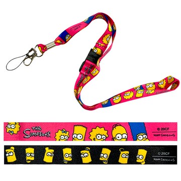 【日本正版】辛普森家庭 頸掛繩 手機頸掛繩 手機掛繩 證件套掛繩 The Simpsons