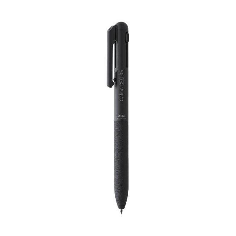 まとめ) ぺんてる 複合ボールペン Calme 0.5mm ブラック BXAW355A