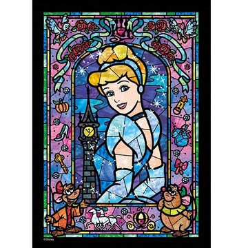 TENYO拼圖 DSG-266-756 (透明小片)彩繪玻璃-仙杜瑞拉18.2*25.7