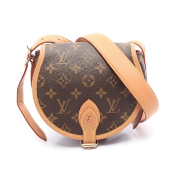 LOUIS VUITTON LV 路易威登 棕色 原花 帆布 Tambourin 肩背包 M44860 【二手名牌BRAND OFF】