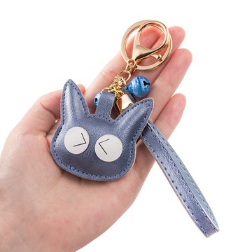 可愛貓鑰匙扣掛件創意個性汽車鏈圈環INS網紅女情侶一對包包掛飾