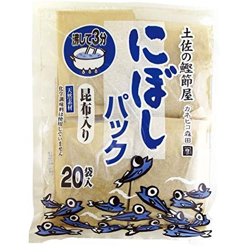 [創健社] 煮干し 森田にぼしパック 200g×2  昆布・かつおブレンドのティバッグタイプ