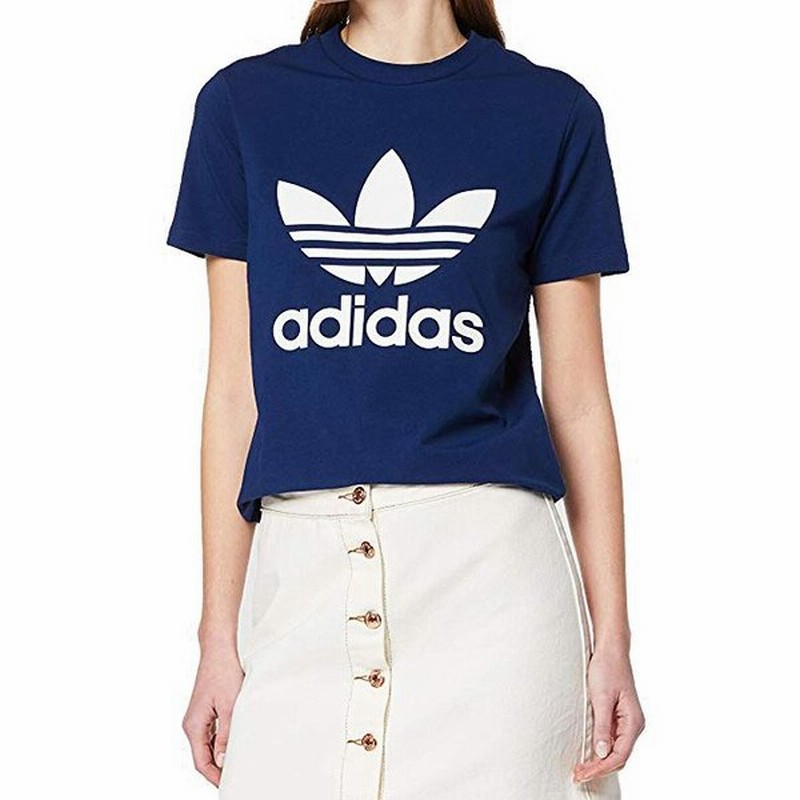 アディダス オリジナルス Adidas Originals Tシャツ レディース ロゴ ペア 半袖 カジュアル スポーツ Trefoil Tee 三つ葉 Adicolor アディカラー Ekc86 Dv2599 通販 Lineポイント最大0 5 Get Lineショッピング