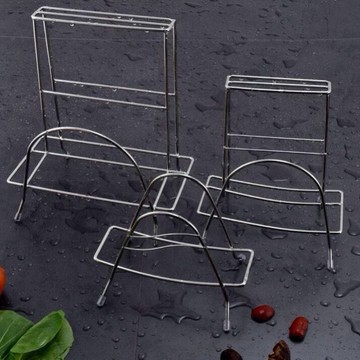 收納刀架廚房用品不銹鋼多功能刀座砧板刀架家用置物架瀝水菜板架