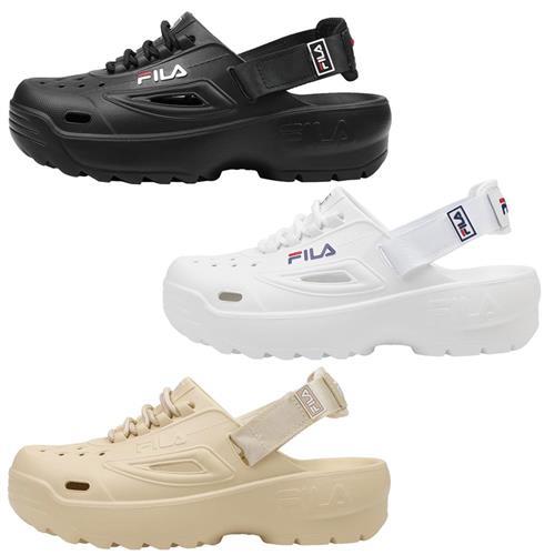 FILA 涼鞋 拖鞋 男女鞋 防水 黑/白/奶茶【運動世界】4-S348Y-001/4-S348Y-110/4-S348Y-173