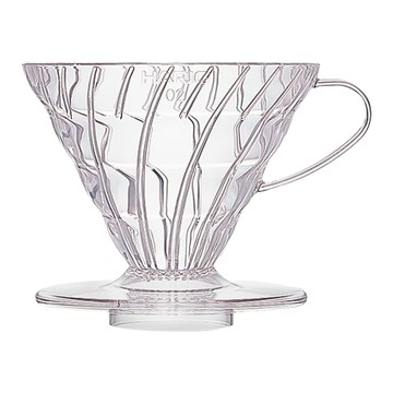 HARIO 好璃奧 V60 02樹脂濾杯 透明 200g  1個  濾杯  1~4杯