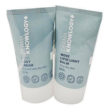 Derma Knowlogy 體驗套組  MD11滋潤霜+MD02修護膏 25ml  1組