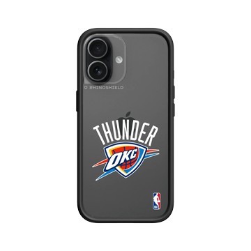 iPhone 17 Mod NX -邊框背蓋組合 (相機按鈕) 黑 - NBA - Logo-奧克拉荷馬市雷霆 Oklahoma City Thunder - Light