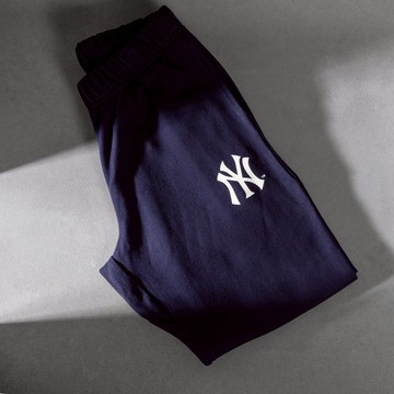 NEW YORK YANKEES X BBC FRENCH TERRY SWEATPANT 洋基聯名 長棉褲 藍