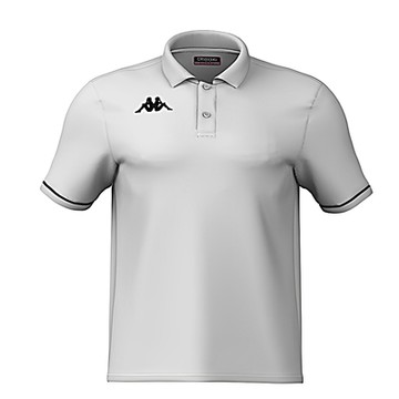 KAPPA義大利型男吸濕排汗速乾純棉 POLO 短袖衫 白 321327WA05