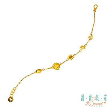 甜蜜約定 Doraemon 記憶吐司哆啦A夢黃金手鍊