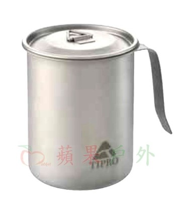 【【蘋果戶外】】TIPRO TCM-109【鈦杯-中 / 420ml】鈦杯 極輕量 鈦餐具 鈦鍋子 鍋具 純鈦 台灣品牌