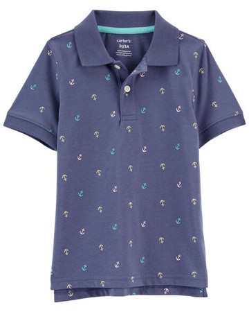 Toddler Schiffli Jersey Polo