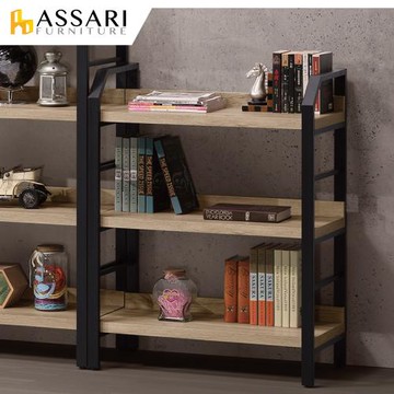 【ASSARI】佐久間日式2.7x4尺開放層架(寬81x深40x高105cm)