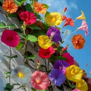 現貨速發 30款牽牛花盆栽種子 爬藤大花大喇叭花四季開花陽臺盆栽植物花種子 蔦蘿 牽牛花種籽 開花超美#花海類花卉種籽