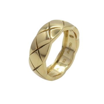 CHANEL 香奈兒 18K黃金 Coco Crush 戒指 #52 J10571 【二手名牌BRAND OFF】