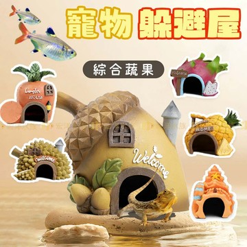 宏洋水族【水族💦特殊造型 寵物躲避洞】〞魚缸裝飾 水族 爬寵躲避洞 倉鼠 守宮 烏龜 魚蝦躲避 躲避洞 兩棲爬蟲 蜥蜴