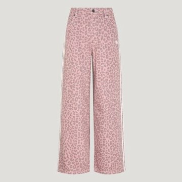 【adidas 愛迪達】 WILD 豹紋長褲 女 - Originals LF1632