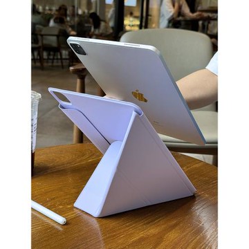 適用蘋果ipadair6磁吸保護套2024pro13雙面夾11英寸air5磁吸拆分3+Y搭扣10代12.9超薄10.9無筆槽4超薄防彎殼8